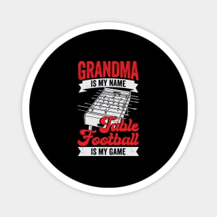 Table Football Soccer Grandma Gift Magnet